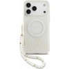 Guess IML Flowers Allover Strap MagSafe Zadní Kryt pro iPhone 17 Pro Max White Guess IML Flowers Allover Strap MagSafe Zadní Kryt pro iPhone 17 Pro Max White