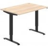 Hobis Pracovný stôl Motion, ZO, 2S, 120x70,5-120,5x80 cm, agát/čierna Hobis Pracovný stôl Motion, ZO, 2S, 120x70,5-120,5x80 cm, agát/čierna