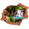 Fototapeta diera na stenu 3D Vodopád thailand 90x70 cm Fototapeta diera na stenu 3D Vodopád thailand 90x70 cm