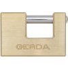 Gerda Mosazný visací zámek 90mm + 3 klíče Gerda Mosazný visací zámek 90mm + 3 klíče