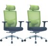2PACK Ergonomická kancelárska stolička VICTORY ERGO zelená (2 ks) 2PACK Ergonomická kancelárska stolička VICTORY ERGO zelená (2 ks)