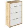 Tempo Kondela Komoda so šuplíkmi, dub artisan/biela, RIOMA TYP 22 Tempo Kondela Komoda so šuplíkmi, dub artisan/biela, RIOMA TYP 22