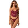 Obsessive Redya Corset & Thong Red XXL/XXXL Obsessive Redya Corset & Thong Red XXL/XXXL