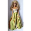 Lovedolls Barbie Zelené proužkované šaty