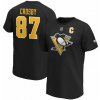 Fanatics Pánske tričko #87 Sidney Crosby Pittsburgh Penguins NHL Stack Logo Name & Number Veľkosť: S Fanatics Pánske tričko #87 Sidney Crosby Pittsburgh Penguins NHL Stack Logo Name & Number Veľkosť: S