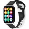 eses Silikónový remienok pre Xiaomi Redmi Watch 4, 5, 6 a Smart Band 8 Pro a 9 Pro - Čierno biely eses Silikónový remienok pre Xiaomi Redmi Watch 4, 5, 6 a Smart Band 8 Pro a 9 Pro - Čierno biely
