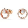 Swarovski Trblietavé bronzové náušnice s kryštálmi Constella 5692263 Swarovski Trblietavé bronzové náušnice s kryštálmi Constella 5692263