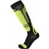 Ponožky MICO Calza Ski Natural Merinos Light Weight Nero Giallo Fluo - XL Ponožky MICO Calza Ski Natural Merinos Light Weight Nero Giallo Fluo - XL