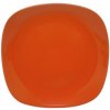 TORO Tanier dezertný, štvorec, 19,5 cm, oranžový TORO Tanier dezertný, štvorec, 19,5 cm, oranžový