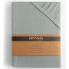 Bavlnené jersey prestieradlo s gumou DecoKing Amber oceľové, veľkosť 200-220x200+30 Bavlnené jersey prestieradlo s gumou DecoKing Amber oceľové, veľkosť 200-220x200+30