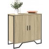 vidaXL Komoda dub sonoma 78x35,5x74,5 cm kompozitné drevo vidaXL Komoda dub sonoma 78x35,5x74,5 cm kompozitné drevo