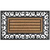 MagicHome Rohožka Ornament, 45 x 75 cm, guma/kokos - hnědá MagicHome Rohožka Ornament, 45 x 75 cm, guma/kokos - hnědá