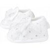Topánočky pre bábätká na krst, trblietavé biele, veľkosť 12 Topánočky pre bábätká na krst, trblietavé biele, veľkosť 12