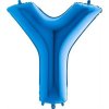 Nafukovací balónik písmeno Y modré 102 cm - Grabo Nafukovací balónik písmeno Y modré 102 cm - Grabo