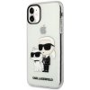 Karl Lagerfeld IML Glitter Karl a Choupette NFT iPhone 11 čiré