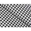 Bavlnená látka/plátno Sandra SA-060 Čierno-biele kocky - šírka 145 cm Bavlnená látka/plátno Sandra SA-060 Čierno-biele kocky - šírka 145 cm