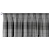 Dekoria Krátky záves na riasiacej páske, sivo - grafitové káro, 390 x 40 cm, Edinburg, 115-75 Dekoria Krátky záves na riasiacej páske, sivo - grafitové káro, 390 x 40 cm, Edinburg, 115-75