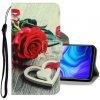 Peňaženkové kožené puzdro na Xiaomi Redmi 9C -Red Rose Peňaženkové kožené puzdro na Xiaomi Redmi 9C -Red Rose