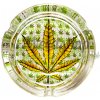 WeedShop Malý sklenený popolník - List konope Varianty: List žltý WeedShop Malý sklenený popolník - List konope Varianty: List žltý