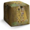 Sablio Taburet Cube Bozk - Gustav Klimt: 40x40x40 cm