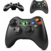 BEZDRÔTOVÝ OVLÁDAČ GAMEPAD OVLÁDAČ PC/PS3 VIBRÁCIE + PRIJÍMAČ ČIERNY BEZDRÔTOVÝ OVLÁDAČ GAMEPAD OVLÁDAČ PC/PS3 VIBRÁCIE + PRIJÍMAČ ČIERNY
