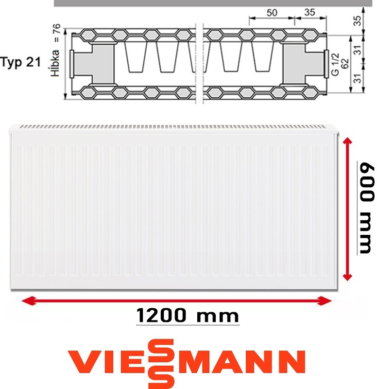 Viessmann 21 600 x 1200 mm