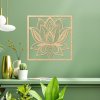 Mandala lotosový kvet na stenu dizajn štvorec - ALAKSTRA 4464 PR0465 Mandala lotosový kvet na stenu dizajn štvorec - ALAKSTRA 4464 PR0465