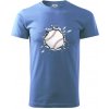 Baseball lopta v triku - Klasické pánske tričko vyššej gramáže - S ( Svetlomodrá ) Baseball lopta v triku - Klasické pánske tričko vyššej gramáže - S ( Svetlomodrá )
