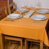EVENIT Teflónový obrus UNI škoricovo hnedá 362 škoricová Polyester 50x100 cm EVENIT Teflónový obrus UNI škoricovo hnedá 362 škoricová Polyester 50x100 cm