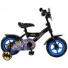 Batman 10-palcový detský bicykel čierny, pevný prevod - bezpečnosť a zábava pri učení sa jazdiť na bicykli!