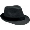 Papierový slamený klobúk, čierna Papierový slamený klobúk, čierna