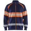 Blåkläder AB 3551 Svetr s reflexními prvky Farba: Námornická modr/oranžová, Veľkosť: 4XL Blåkläder AB 3551 Svetr s reflexními prvky Farba: Námornická modr/oranžová, Veľkosť: 4XL