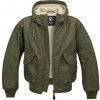BRANDIT bunda CWU Jacket hooded Olivová Veľkosť: 3XL BRANDIT bunda CWU Jacket hooded Olivová Veľkosť: 3XL