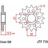 JT Reťazové koliečko JT JTF 710-16 16T, 520 JT Reťazové koliečko JT JTF 710-16 16T, 520