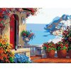 Malování podle čísel na plátno Výhled na moře, 30x40 cm Malování podle čísel na plátno Výhled na moře, 30x40 cm