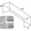 KV Řezáč Futbalová sieť 7,5x2,5x2x2/12/4mm KV Řezáč Futbalová sieť 7,5x2,5x2x2/12/4mm