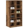 vidaXL Regál na topánky, staré drevo 54x34x100,5 cm, kompozitné drevo vidaXL Regál na topánky, staré drevo 54x34x100,5 cm, kompozitné drevo
