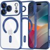 Techsuit – Luxury Crystal MagSafe kryt na iPhone 17 Pro Max – tmavomodrý