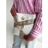 Biela crossbody kabelka Laura Biaggi - veľká a štýlová Biela crossbody kabelka Laura Biaggi - veľká a štýlová