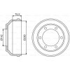 BOSCH Brzdový bubon 0986477195 BOSCH Brzdový bubon 0986477195