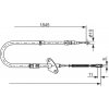 BOSCH żażné lanko parkovacej brzdy 1987477118 BOSCH żażné lanko parkovacej brzdy 1987477118