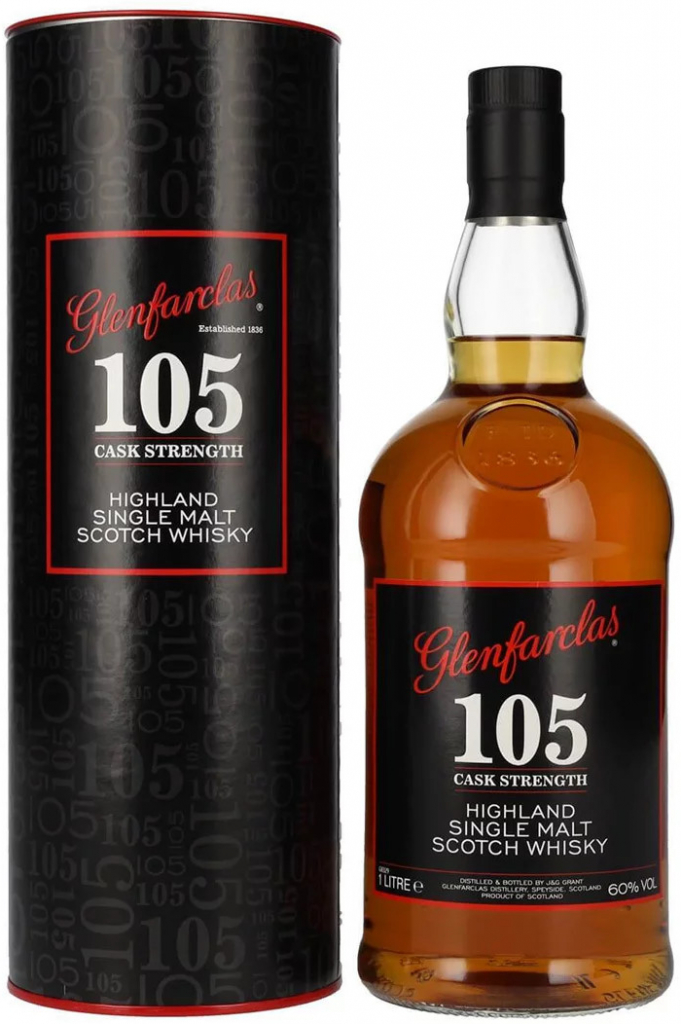 Glenfarclas 105 Cask Strength 60% 1 l (tuba)