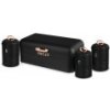 Chlebovka a dóza na potraviny sada 4 ks Black Rose Collection Chlebovka a dóza na potraviny sada 4 ks Black Rose Collection