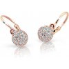 Cutie Jewellery Zlaté náušnice detské C2150R-White Cutie Jewellery Zlaté náušnice detské C2150R-White