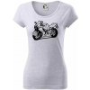 Športová motorka - Dámske tričko Pure - XL ( Svetlosivý melír ) Športová motorka - Dámske tričko Pure - XL ( Svetlosivý melír )