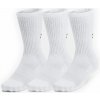UNDER ARMOUR Unisex UA TC Crew (3 páry) white - L UNDER ARMOUR Unisex UA TC Crew (3 páry) white - L