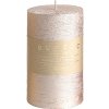 Vianočná sviečka Rustic Metalic valec Ø7x15 cm ružovozlatá Vianočná sviečka Rustic Metalic valec Ø7x15 cm ružovozlatá