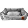 REDANT zamatový pelech pre psa VELVET sivý L REDANT zamatový pelech pre psa VELVET sivý L