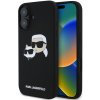 Karl Lagerfeld Liquid Silicone Double Heads MagSafe Zadní Kryt pre iPhone 16 Plus Black Karl Lagerfeld Liquid Silicone Double Heads MagSafe Zadní Kryt pre iPhone 16 Plus Black