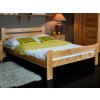 Posteľ z masivu 140x200 Neli jelša s roštom Posteľ z masivu 140x200 Neli jelša s roštom